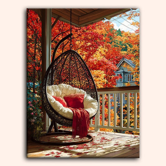 Paint by numbers - Porch Autumn - MyArt