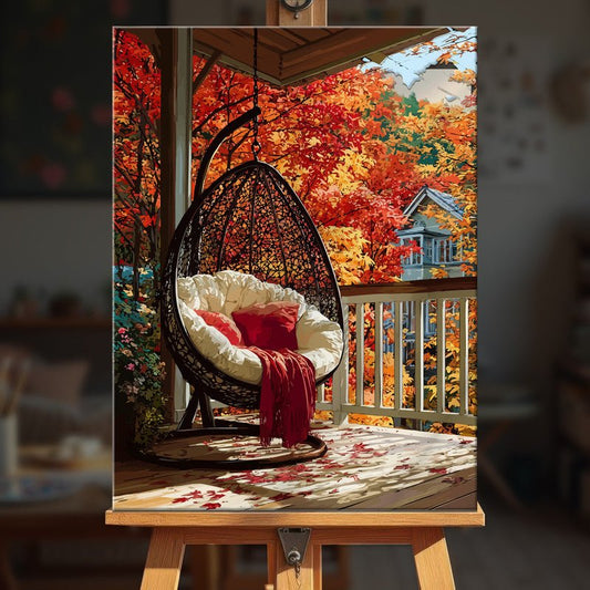 Paint by numbers - Porch Autumn - MyArt