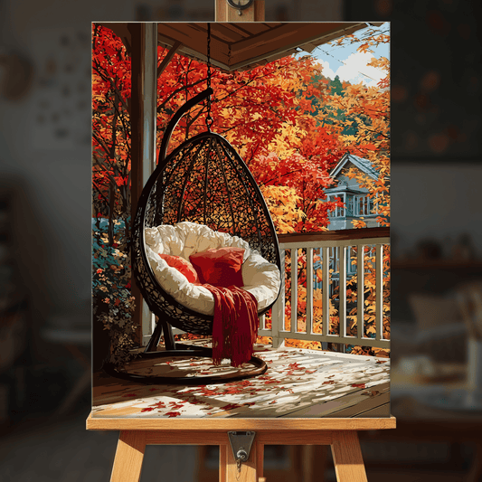 Paint by numbers - Porch Autumn - MyArt