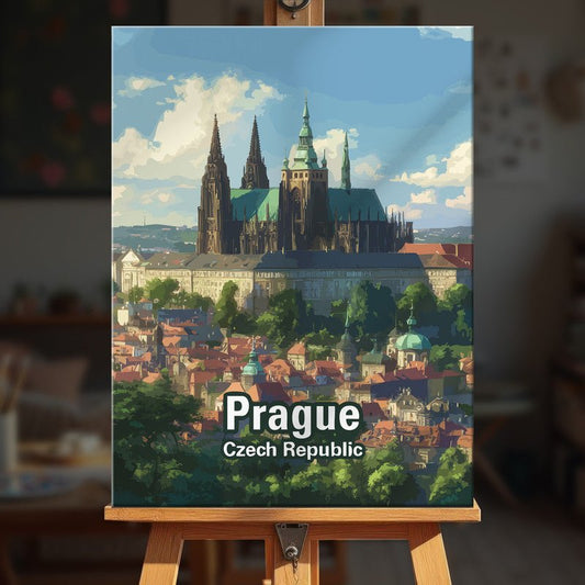 Paint by numbers - Prague Castle - MyArt