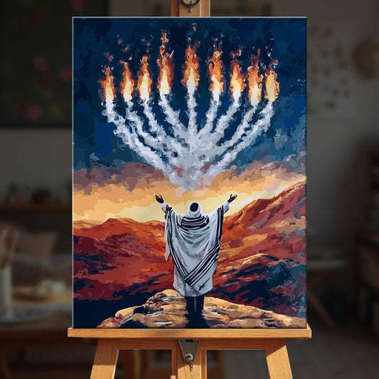 Paint by numbers - Prayer Flame - MyArt