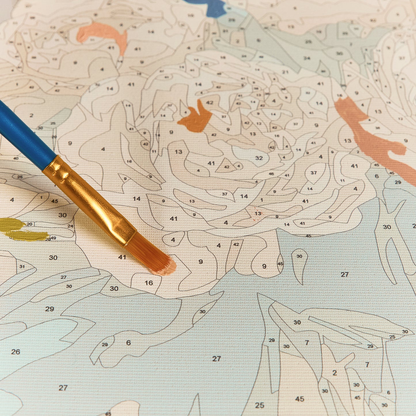 Premium Blue Brushes (Set of 10)