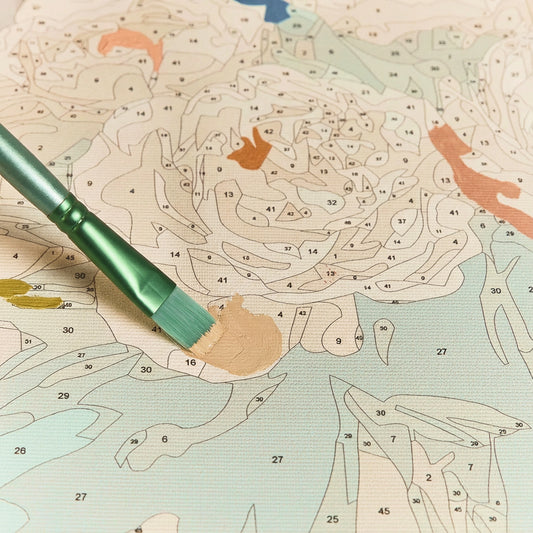 Premium Green Brushes (Set of 6)