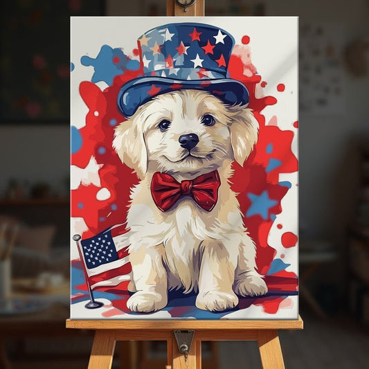 Paint by numbers - Proud Pup - MyArt