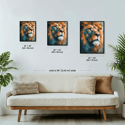 Paint by numbers - Proud Lion - MyArt