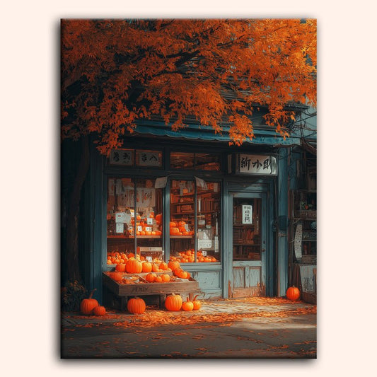 Paint by numbers - Pumpkin Market - MyArt