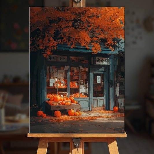 Paint by numbers - Pumpkin Market - MyArt