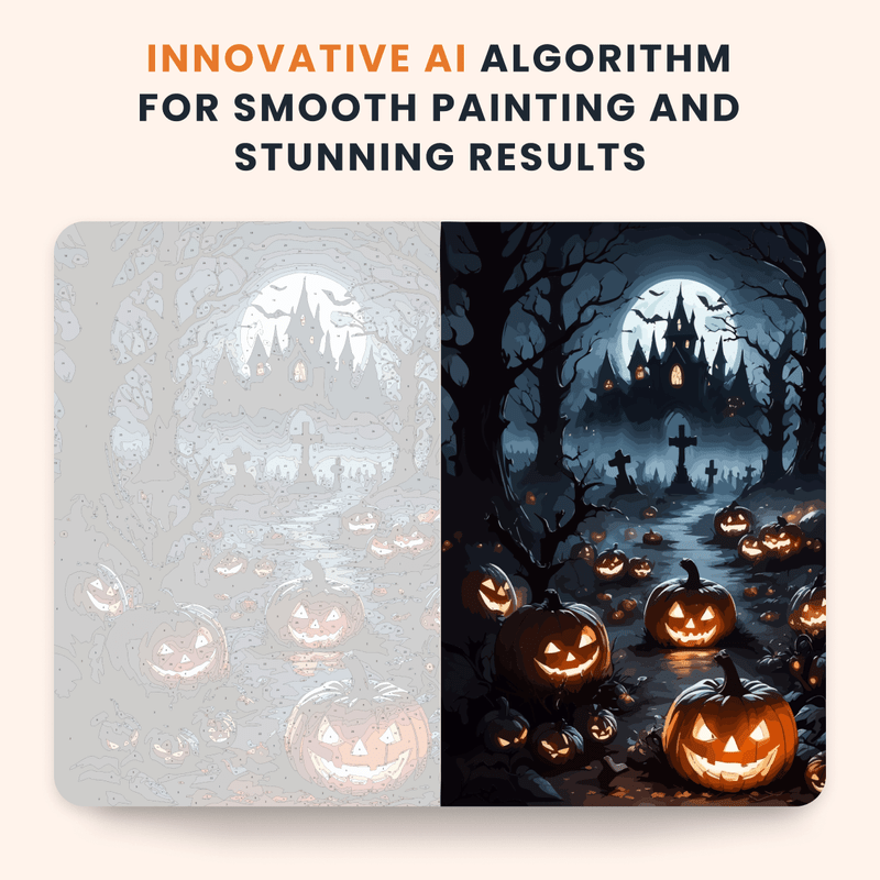 Paint by numbers - Pumpkin Path - MyArt