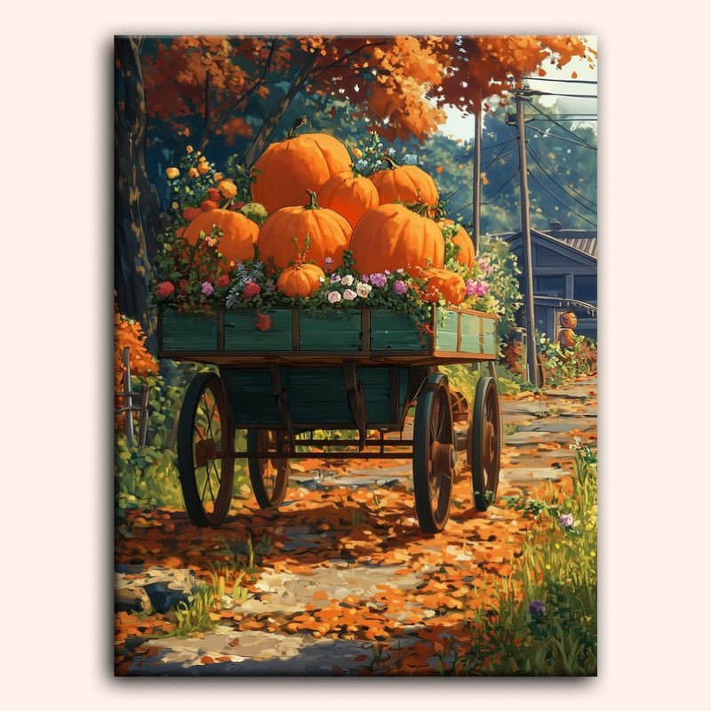 Paint by numbers - Pumpkin Road - MyArt