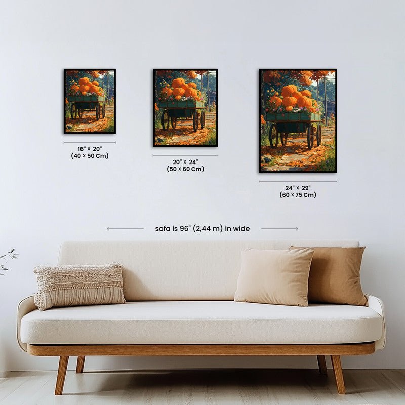 Paint by numbers - Pumpkin Road - MyArt