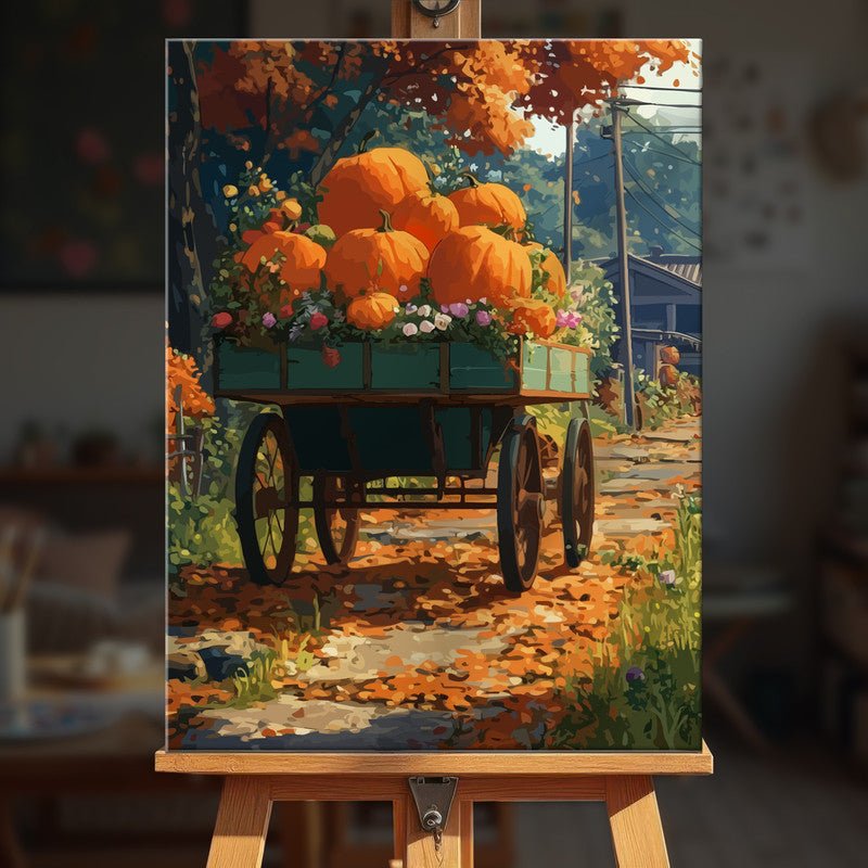 Paint by numbers - Pumpkin Road - MyArt