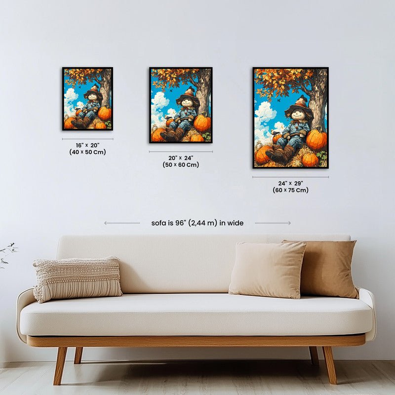 Paint by numbers - Pumpkin Scarecrow - MyArt