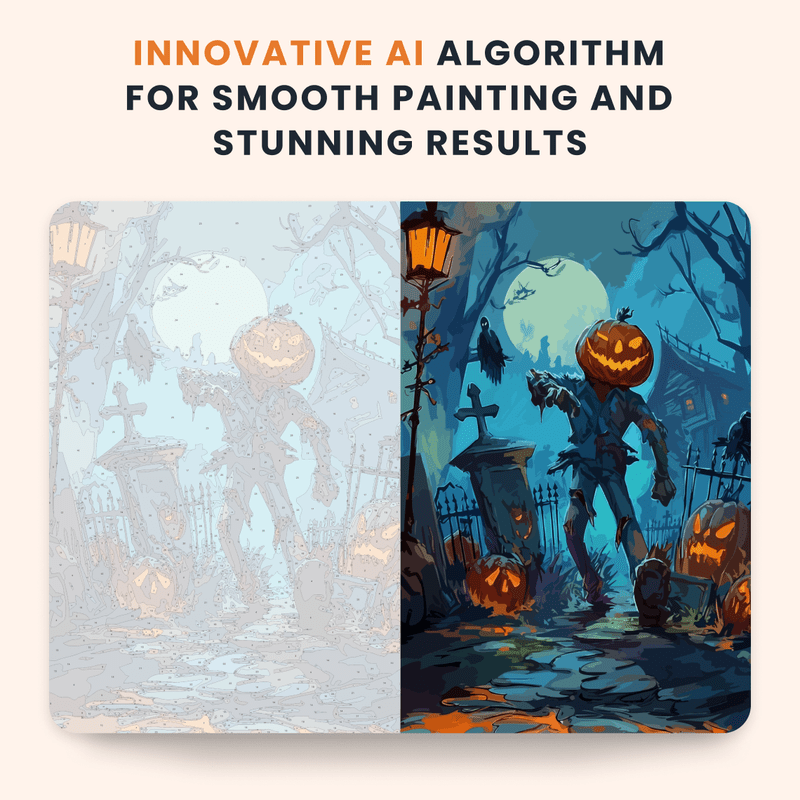 Paint by numbers - Pumpkin Walker - MyArt
