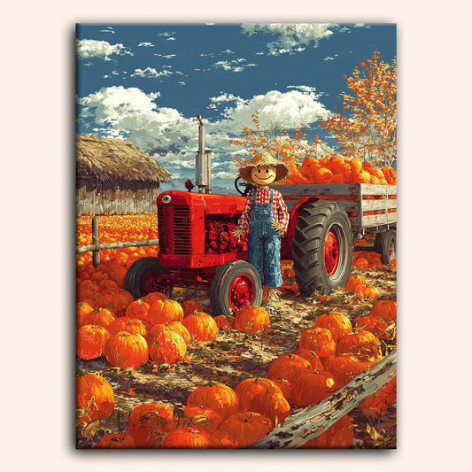 Paint by numbers - Pumpkin Yard - MyArt