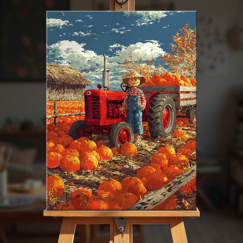 Paint by numbers - Pumpkin Yard - MyArt