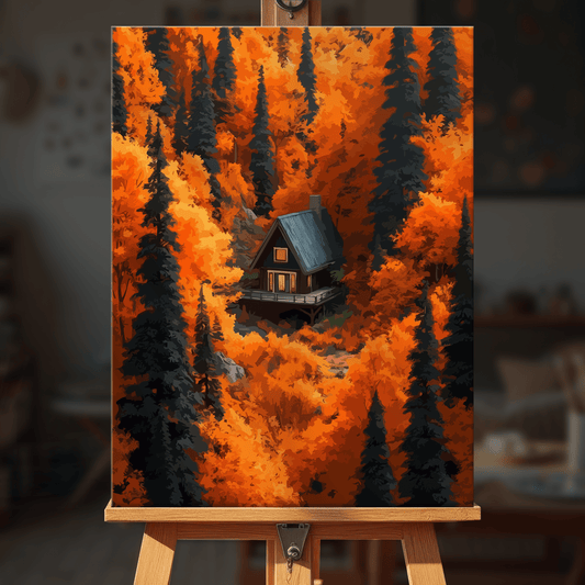 Paint by numbers - Pumpkin Farm - MyArt