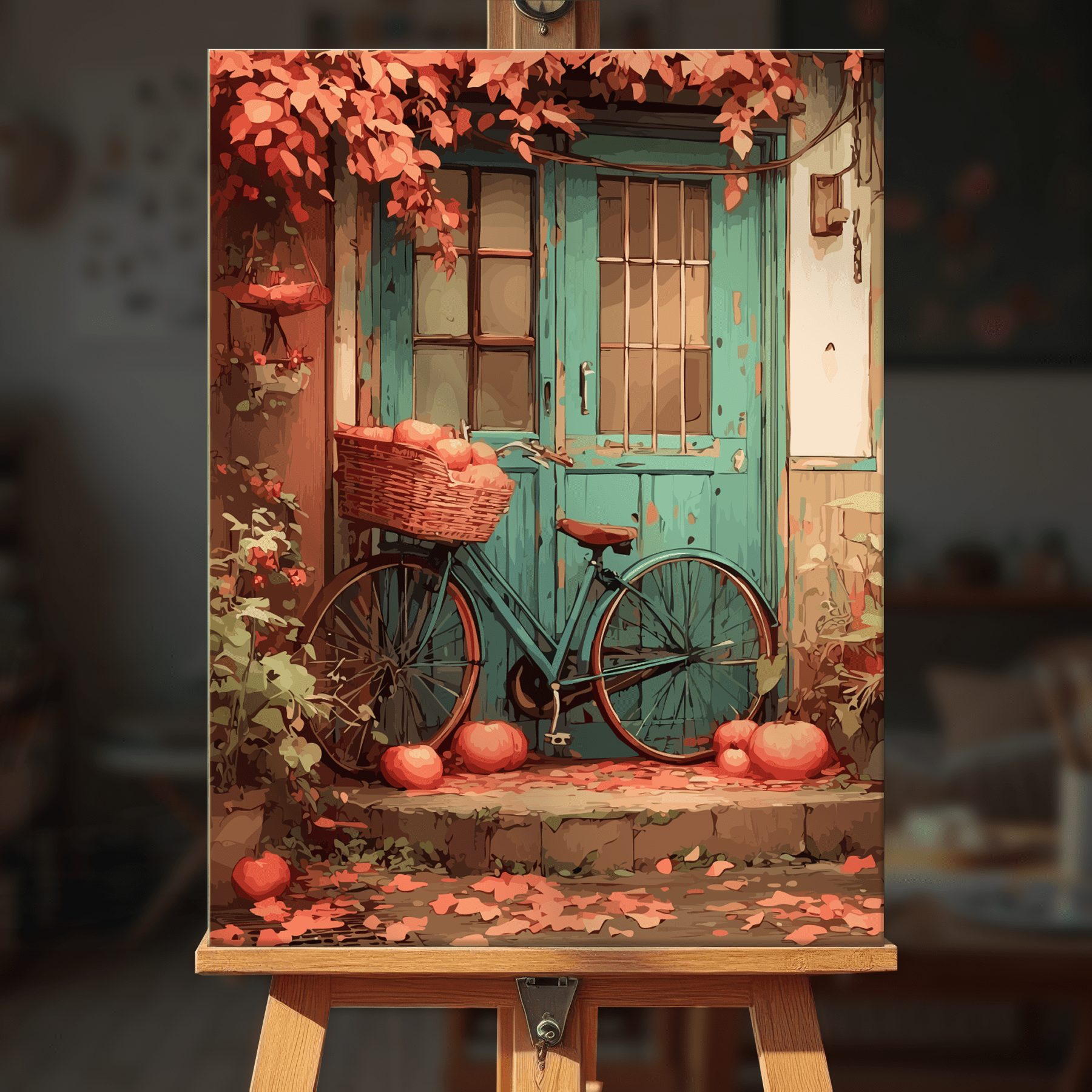 Paint by numbers - Pumpkin Lane - MyArt