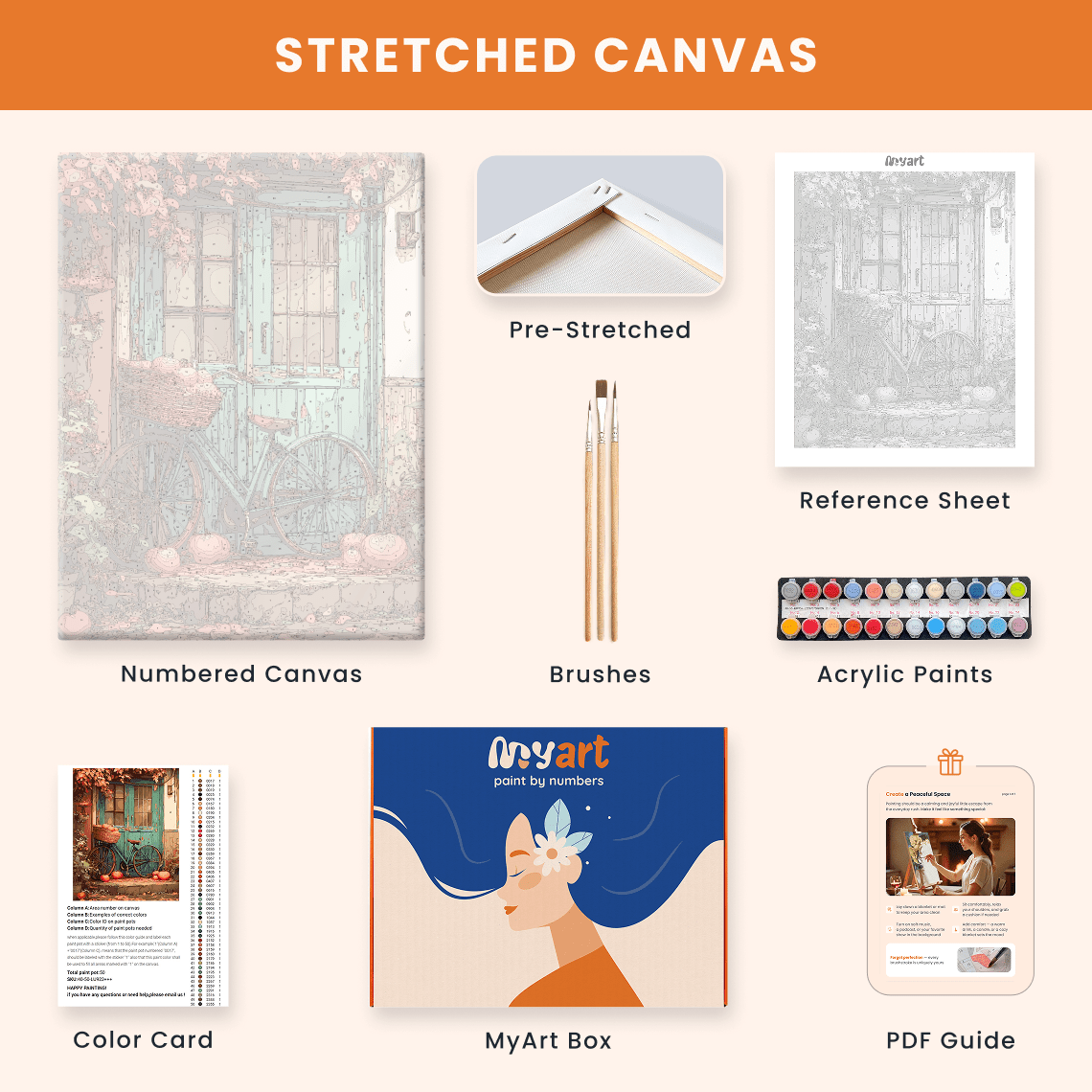 Paint by numbers - Pumpkin Lane - MyArt