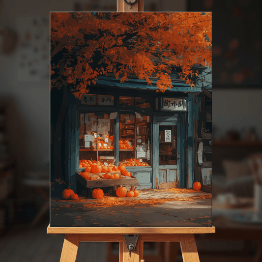 Paint by numbers - Pumpkin Market - MyArt