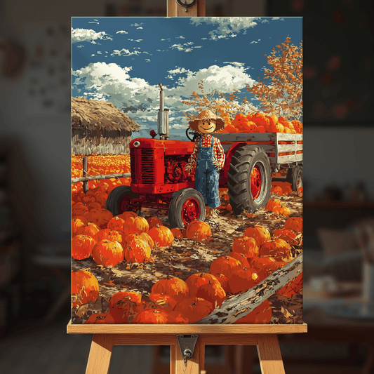 Paint by numbers - Pumpkin Yard - MyArt