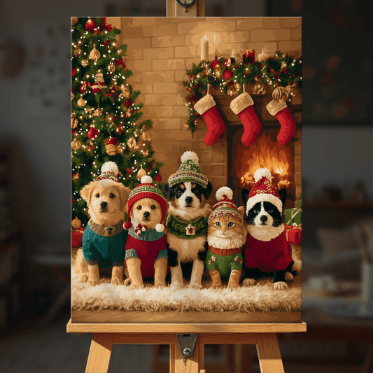 Paint by numbers - Puppy Carol - MyArt