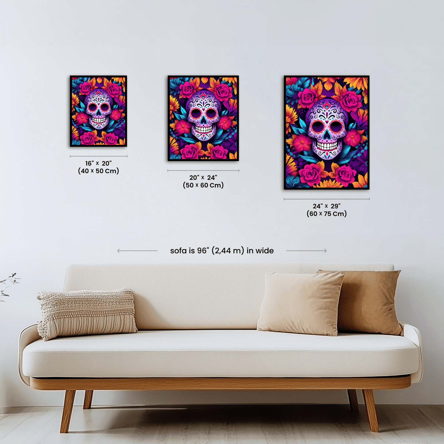 Paint by numbers - Purple Calavera - MyArt
