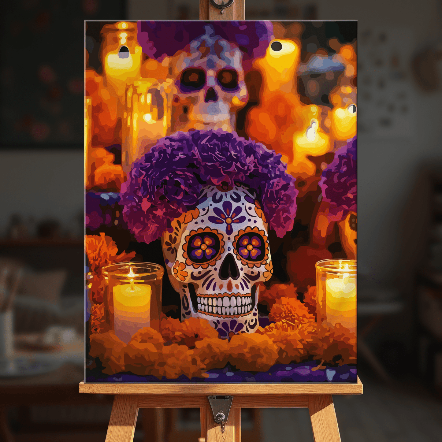 Paint by numbers - Purple Crown - MyArt