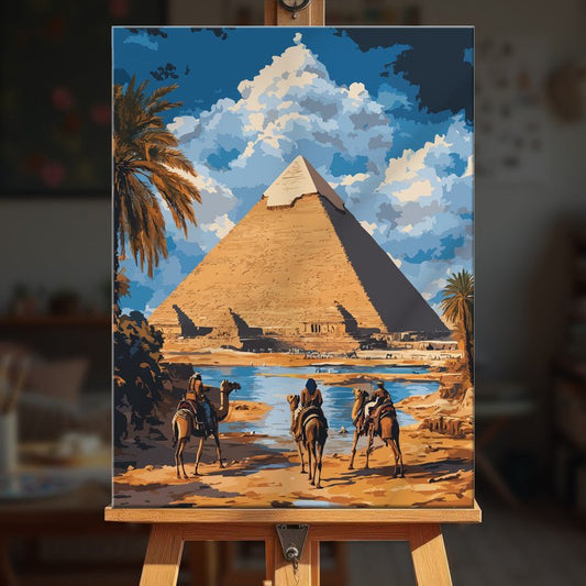 Paint by numbers - Pyramid Caravan - MyArt
