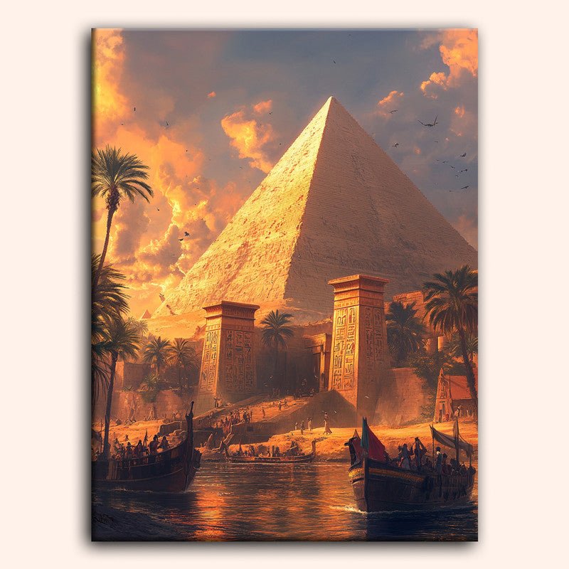 Paint by numbers - Pyramid Dawn - MyArt