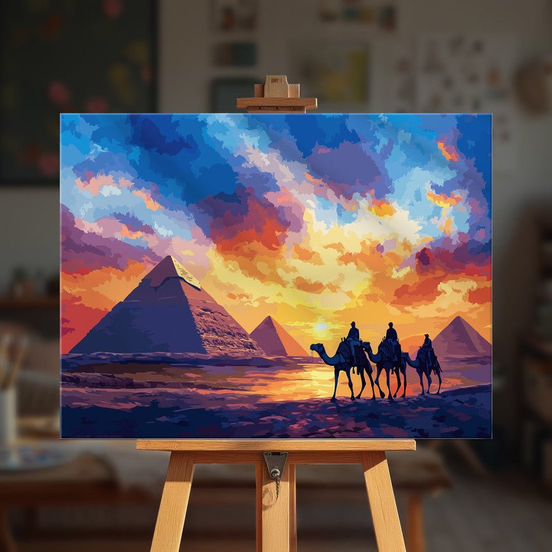 Paint by numbers - Pyramid Sunset - MyArt