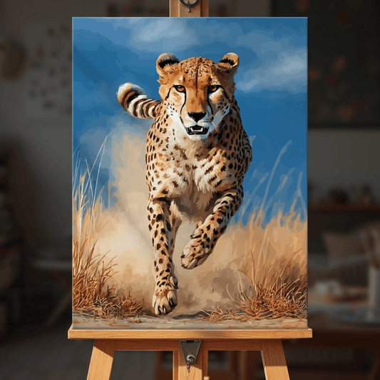 Paint by numbers - Racing Cheetah - MyArt