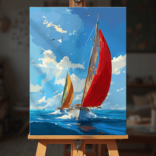 Paint by numbers - Racing Skies - MyArt