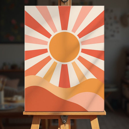 Paint by numbers - Radiant Peaks - MyArt