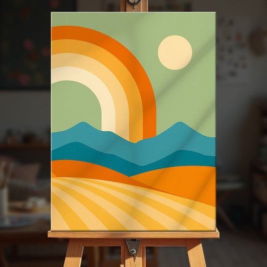 Paint by numbers - Rainbow Forest - MyArt