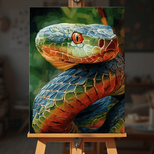 Paint by numbers - Rainbow Serpent - MyArt