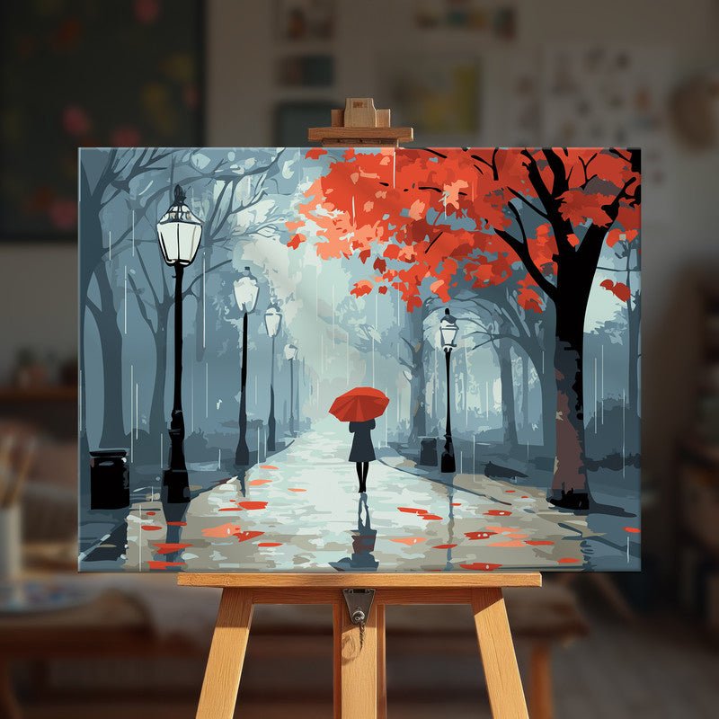 Paint by numbers - Rainy Path - MyArt