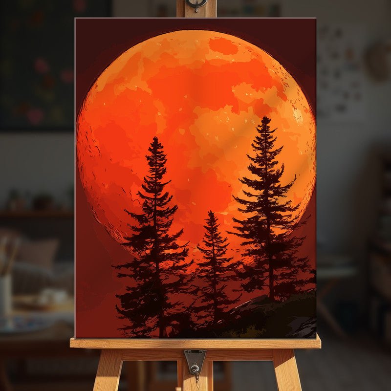 Paint by numbers - Red Sanctuary - MyArt