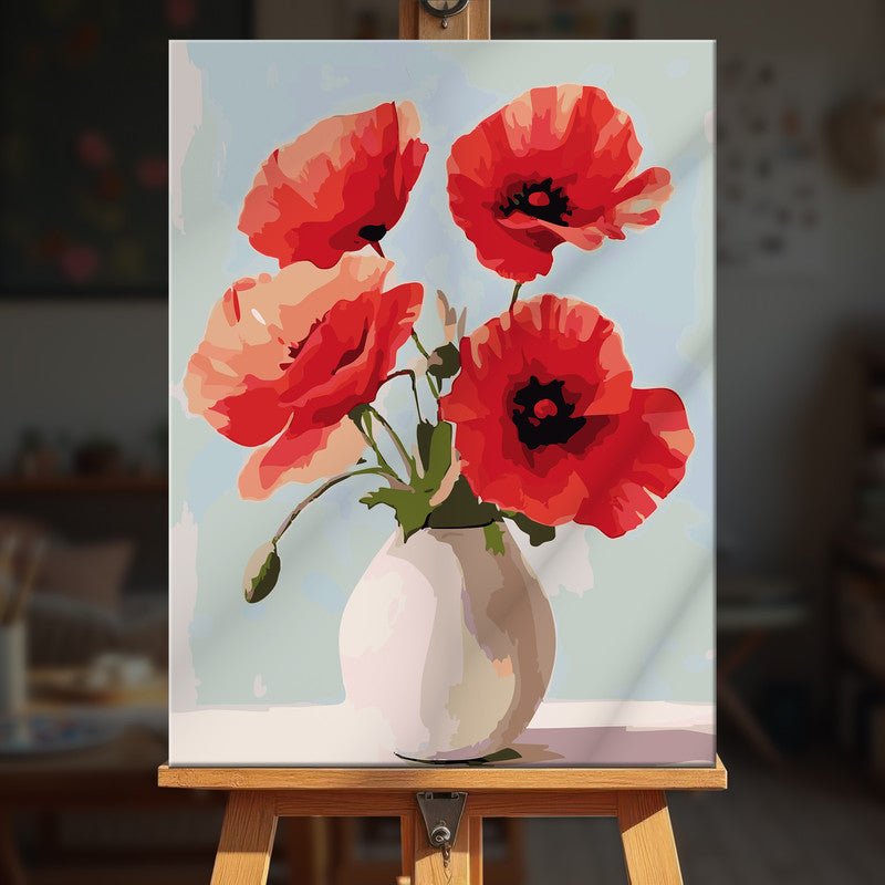 Paint by numbers - Red Serenity - MyArt