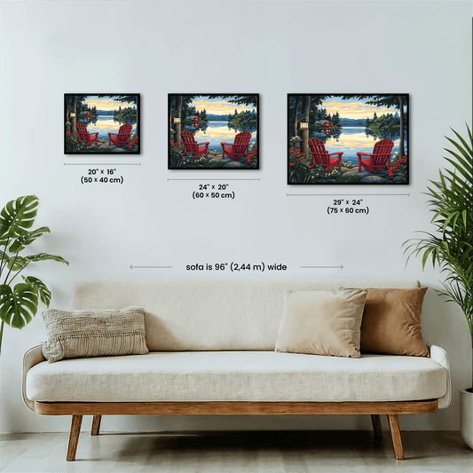 Paint by numbers - Red Chairs - MyArt
