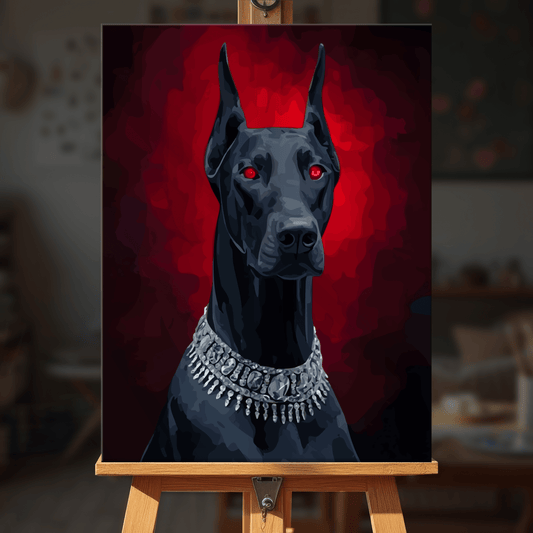 Paint by numbers - Red Doberman - MyArt