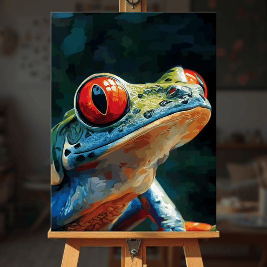Paint by numbers - Red Eyed Frog - MyArt