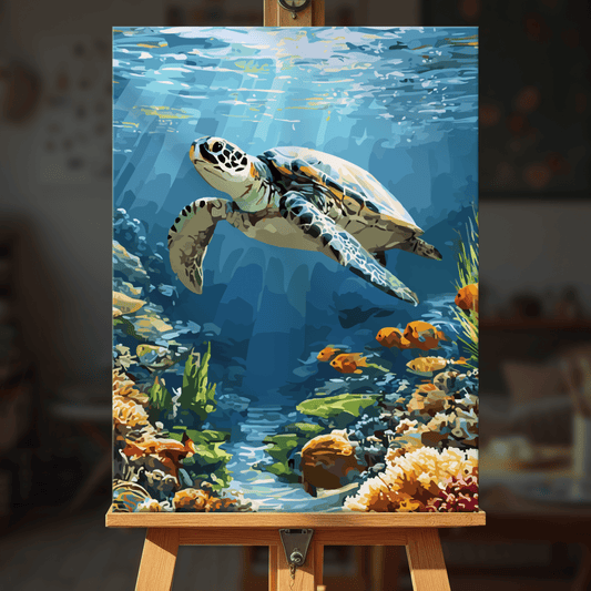 Paint by numbers - Reef Turtle - MyArt