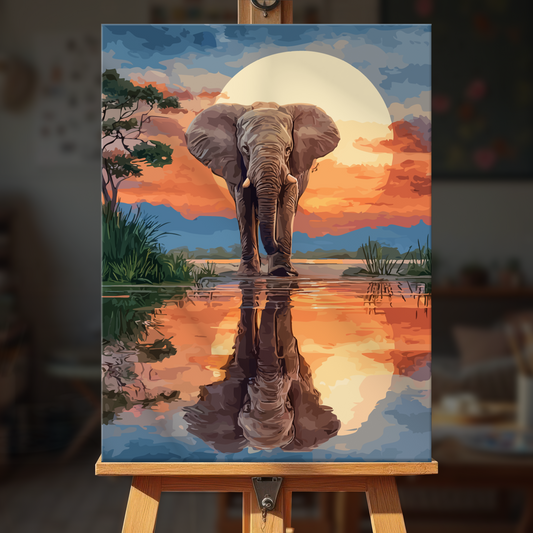 Reflection Elephant