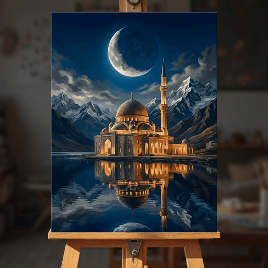 Paint by numbers - Reflective Mosque - MyArt