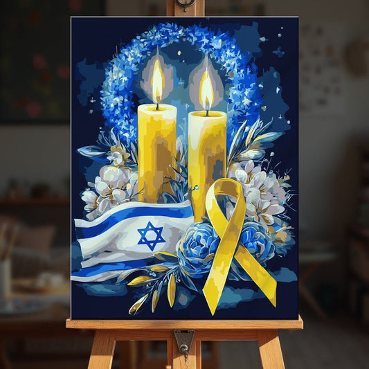 Paint by numbers - Remembrance Flame - MyArt