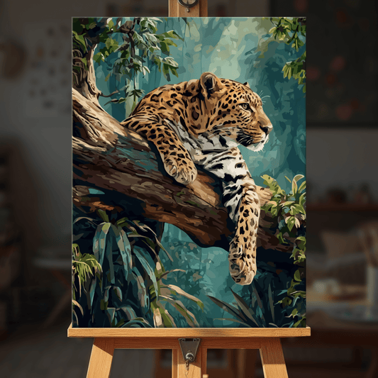 Paint by numbers - Resting Leopard - MyArt