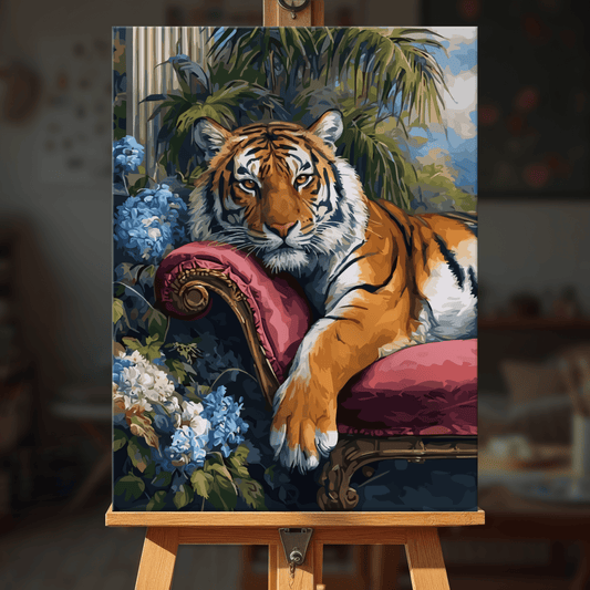 Paint by numbers - Resting Tiger - MyArt