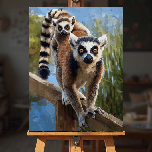 Paint by numbers - Ringtail Lemur - MyArt