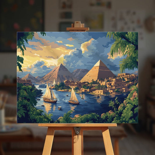 Paint by numbers - River Life - MyArt