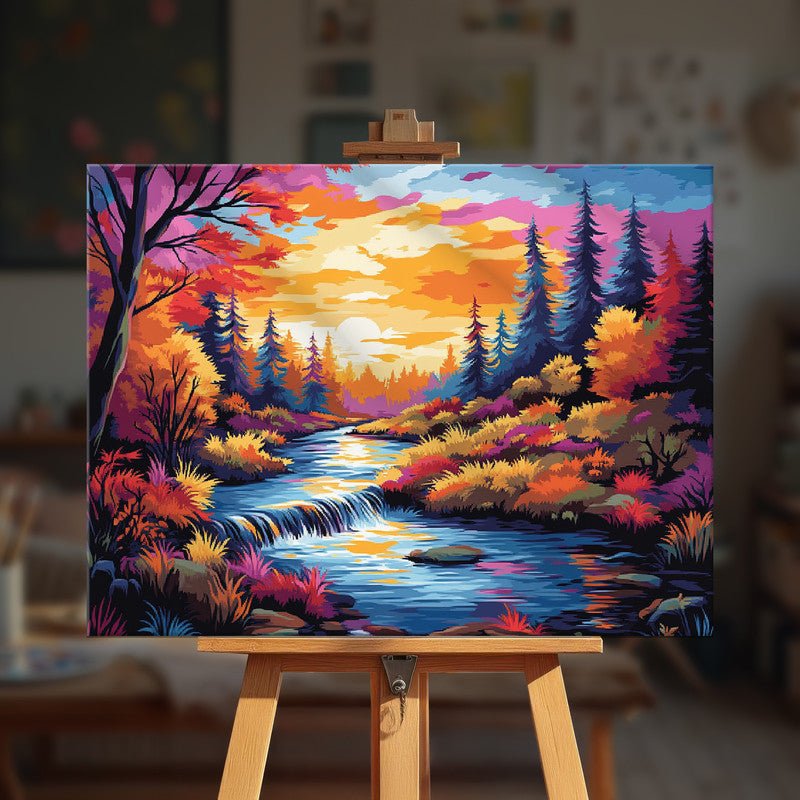 Paint by numbers - River of Light - MyArt